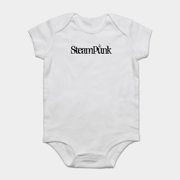I write Steampunk Baby Bodysuit by H. R. Sinclair